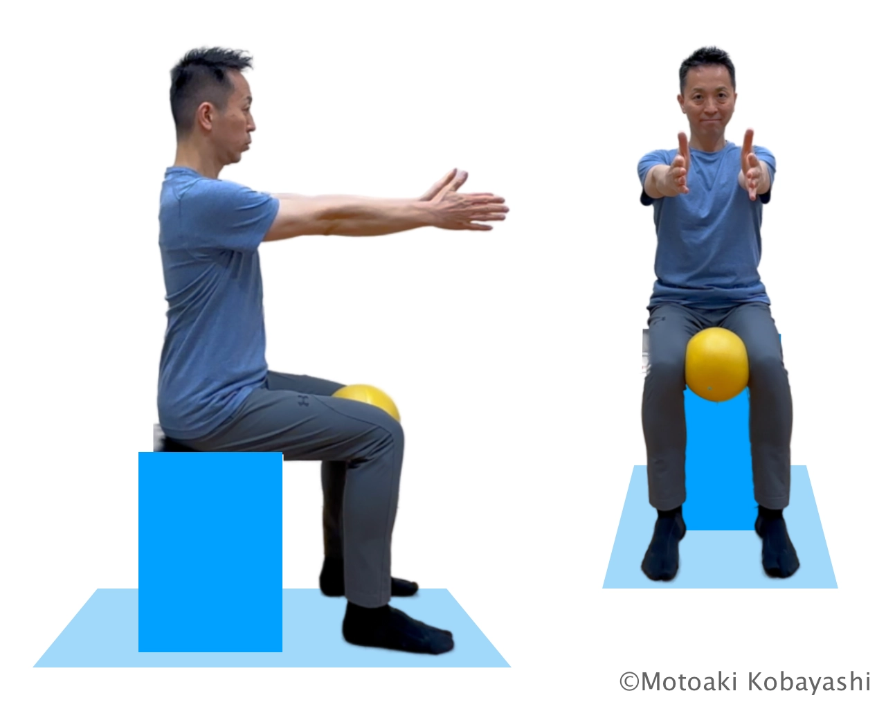 胸ストレッチ　背泳１